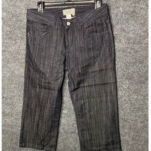 Tex by Max Azria Women's Dark Wash‎ Denim Capri Jeans Size 29
